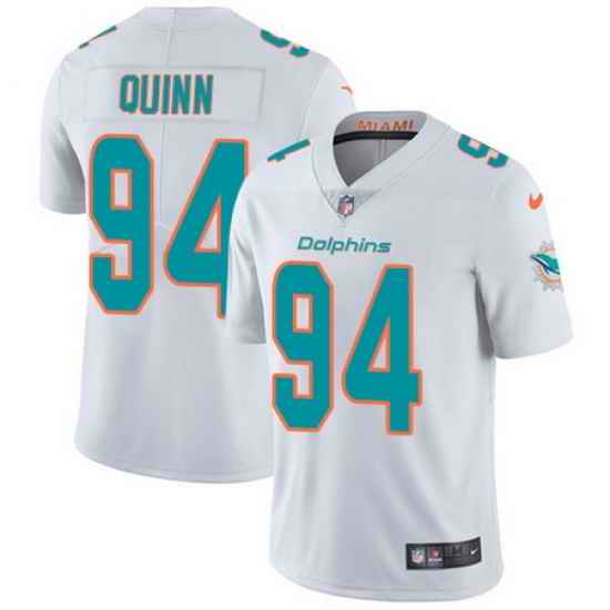 Nike Dolphins #94 Robert Quinn White Mens Stitched NFL Vapor Untouchable Limited Jersey
